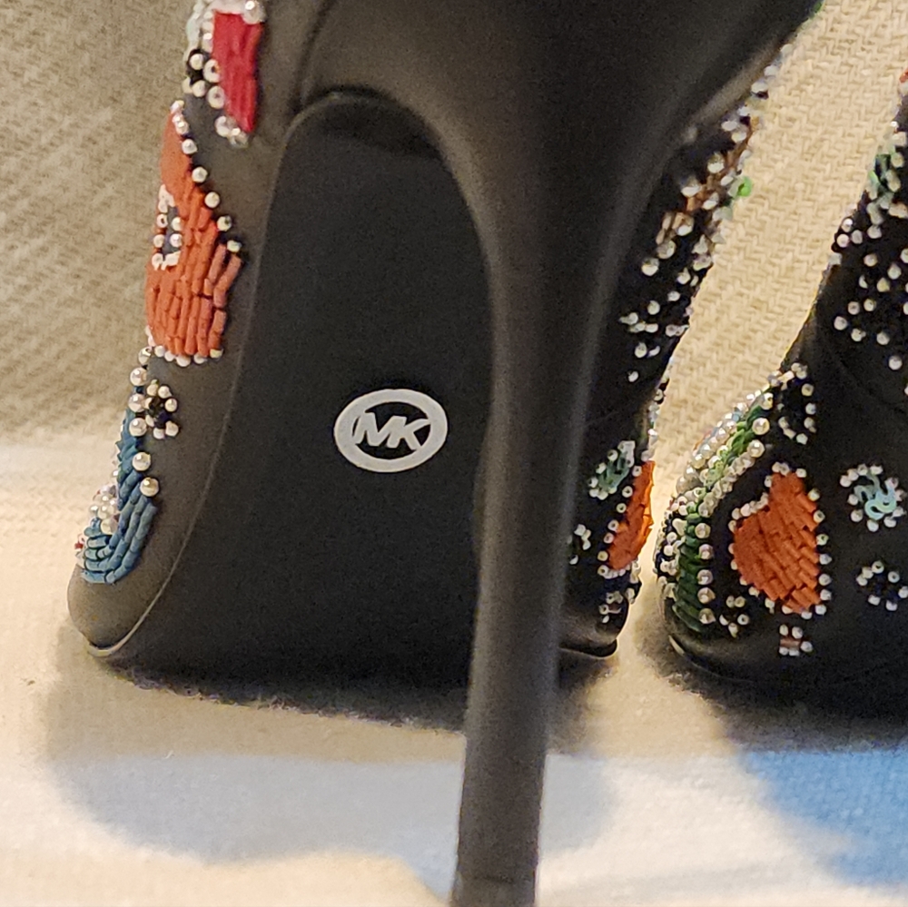 Michael Kors Keke Beaded Party Pumps - Never Worn - Size 9.5 - Picture 9 of 16